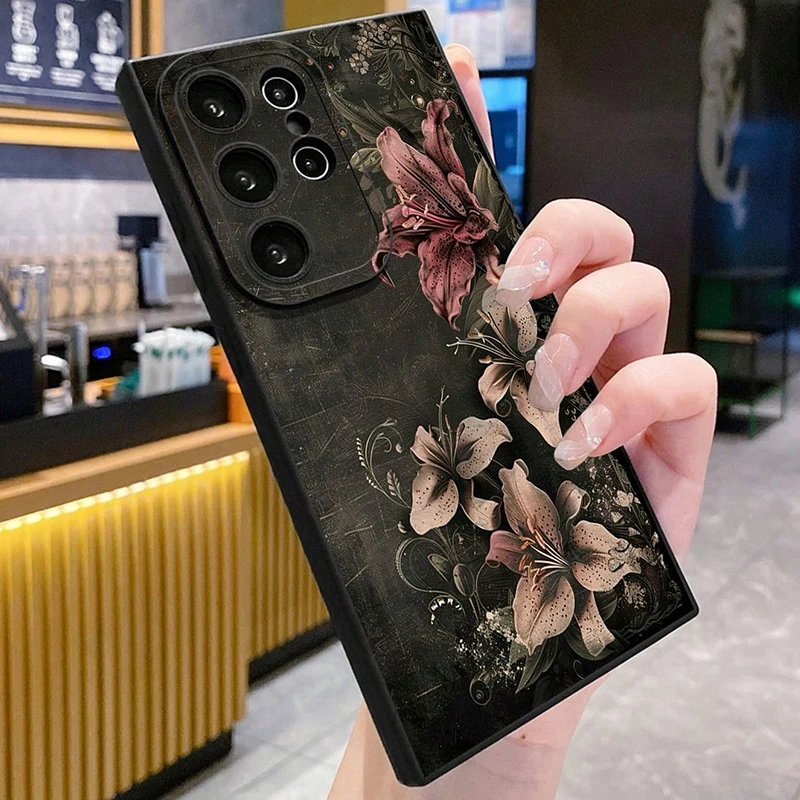 Elegant Rose Butterfly Phone Case Cover