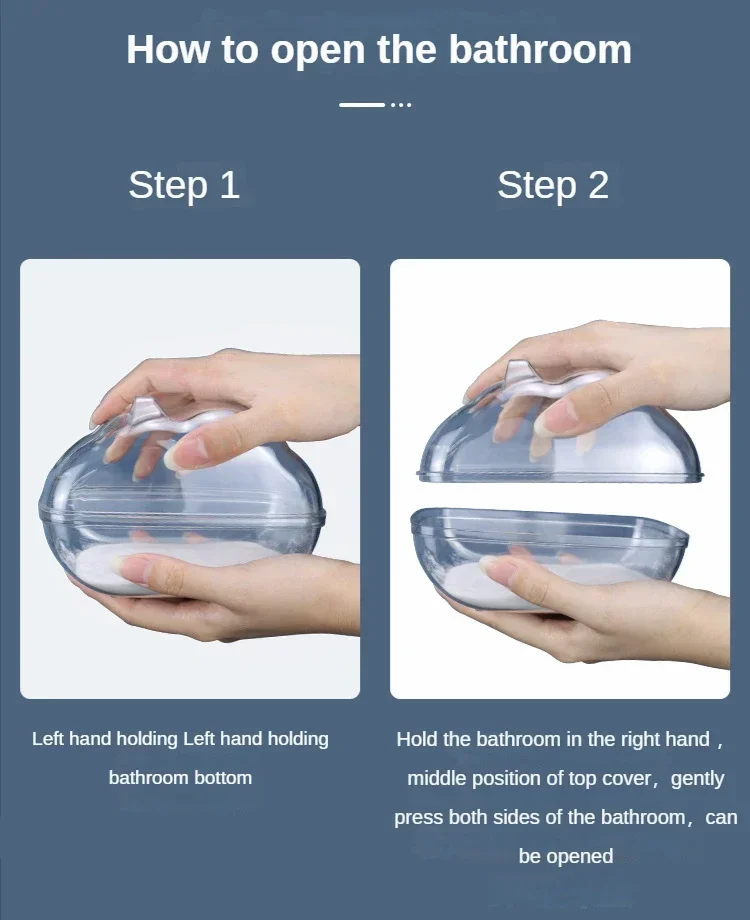 Hamster Toilet Hamster Mouse Golden Bear Pet Bathroom Cage Box Bath Sand Room Toy Acrylic Transparent House Small Pet Supply 6