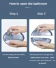 Hamster Toilet Hamster Mouse Golden Bear Pet Bathroom Cage Box Bath Sand Room Toy Acrylic Transparent House Small Pet Supply 6