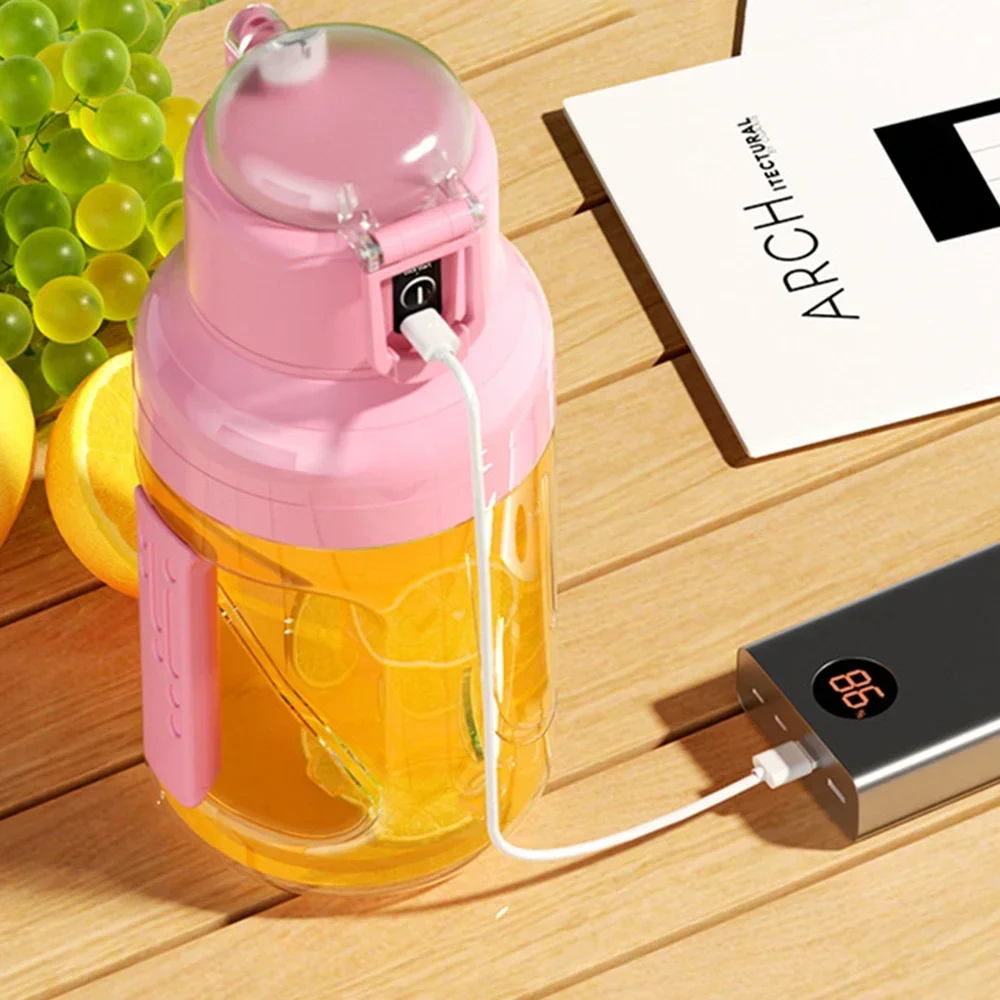 1500ML Rechargeable Fruit Juicer Blender Portable Juicer Cup Personal Blender Smoothie Centrifuge 5