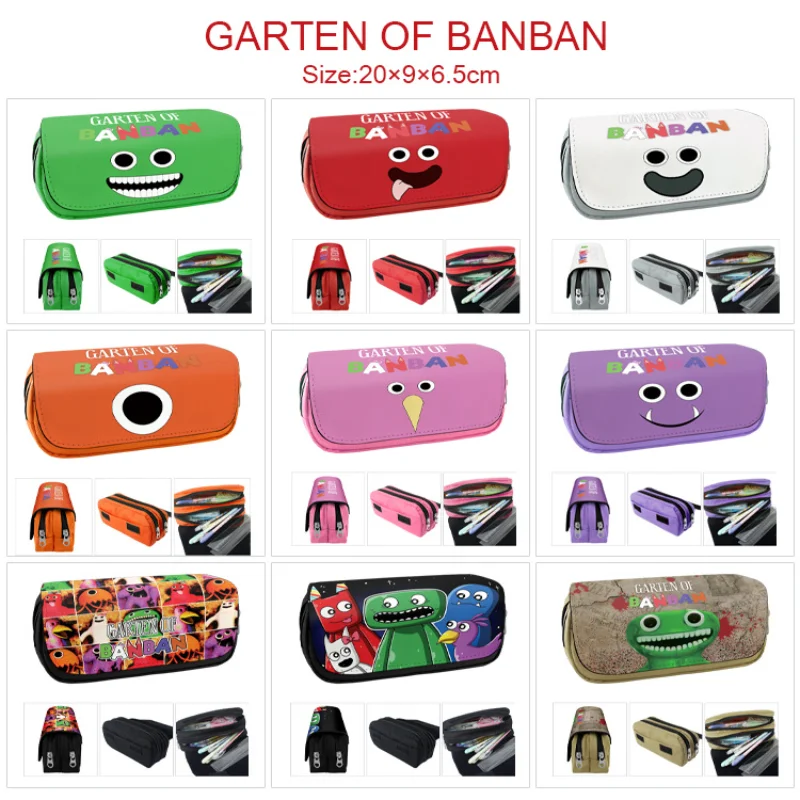 Jogo garten de banban cosméticos casos lápis saco de papelaria grande  capacidade caso de lápis caixa de maquiagem viagem escola crianças caneta  saco - AliExpress