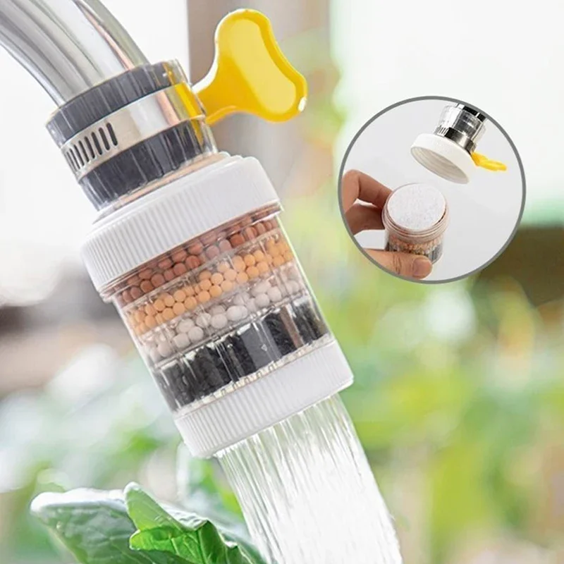 

Removable Faucet Filter Washable Six-layer Household Universal Anti-splash Shower Water Saving Kitchen Tap Shower Nozzle Filter