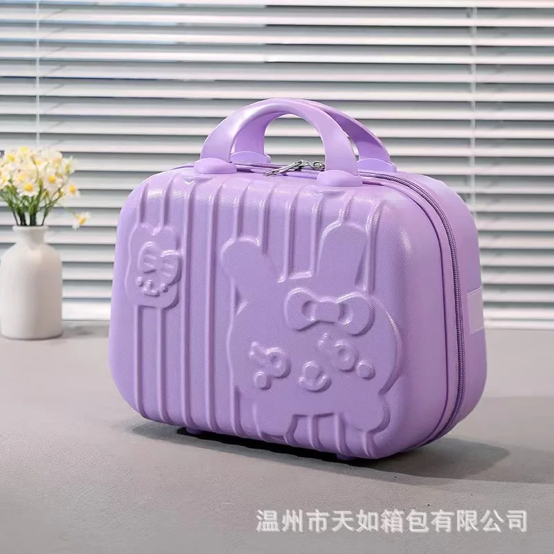 Cute Bear Traveling Makeup Box 14 Inch Handheld Luggage Cartoon Storage Bag Password Box Gift For Bridesmaids 3
