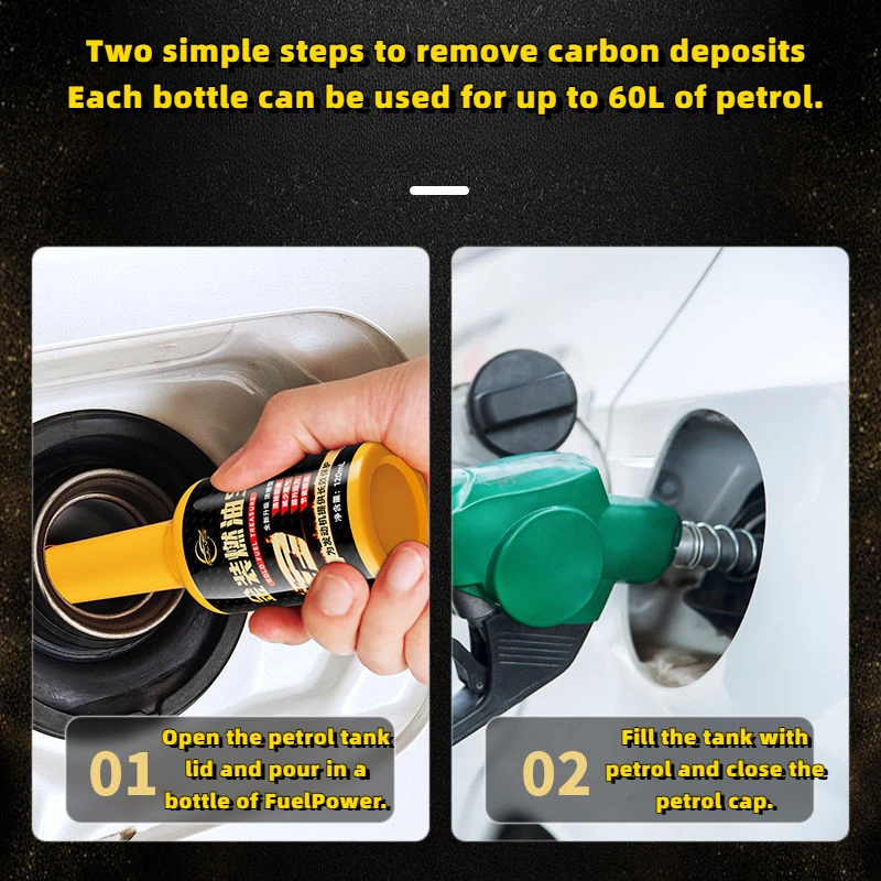 120 Fuel Plus Gold Concentrated Petrol Additive Injector Carbon Removal Fuel Saving Maintenance Engine Cleaner