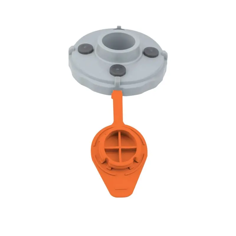 Bouchon de réservoir d'eau pour drone agricole DJI T50, posé à côté d'un réservoir, avec pince de fixation.