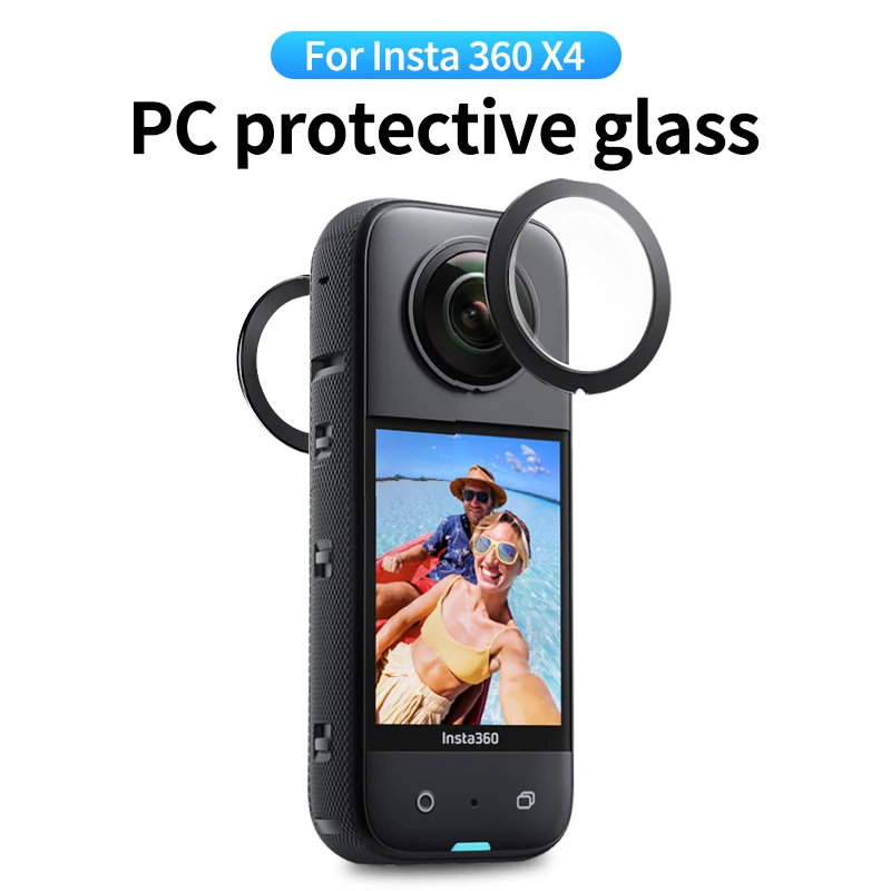 Description Picture 2 of itemFor Insta360 X3 lens film PC protective mirror adhesive anti scratch Insta360 X3 protective cover accessories