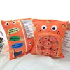 Cheesy Puffs Plush Toy  Lifelike Puffs 6pcs In one Bag Stuffed Food Throw Pillow Kids Toys Birthday Christmas Gift for Child 1