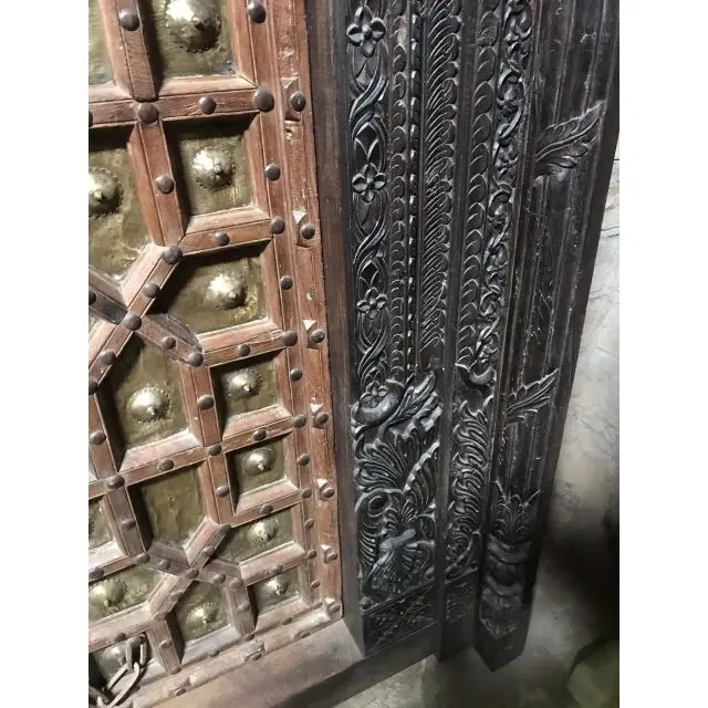 OLD INDIAN FRONT DOOR ANTIQUE CARVED DOOR