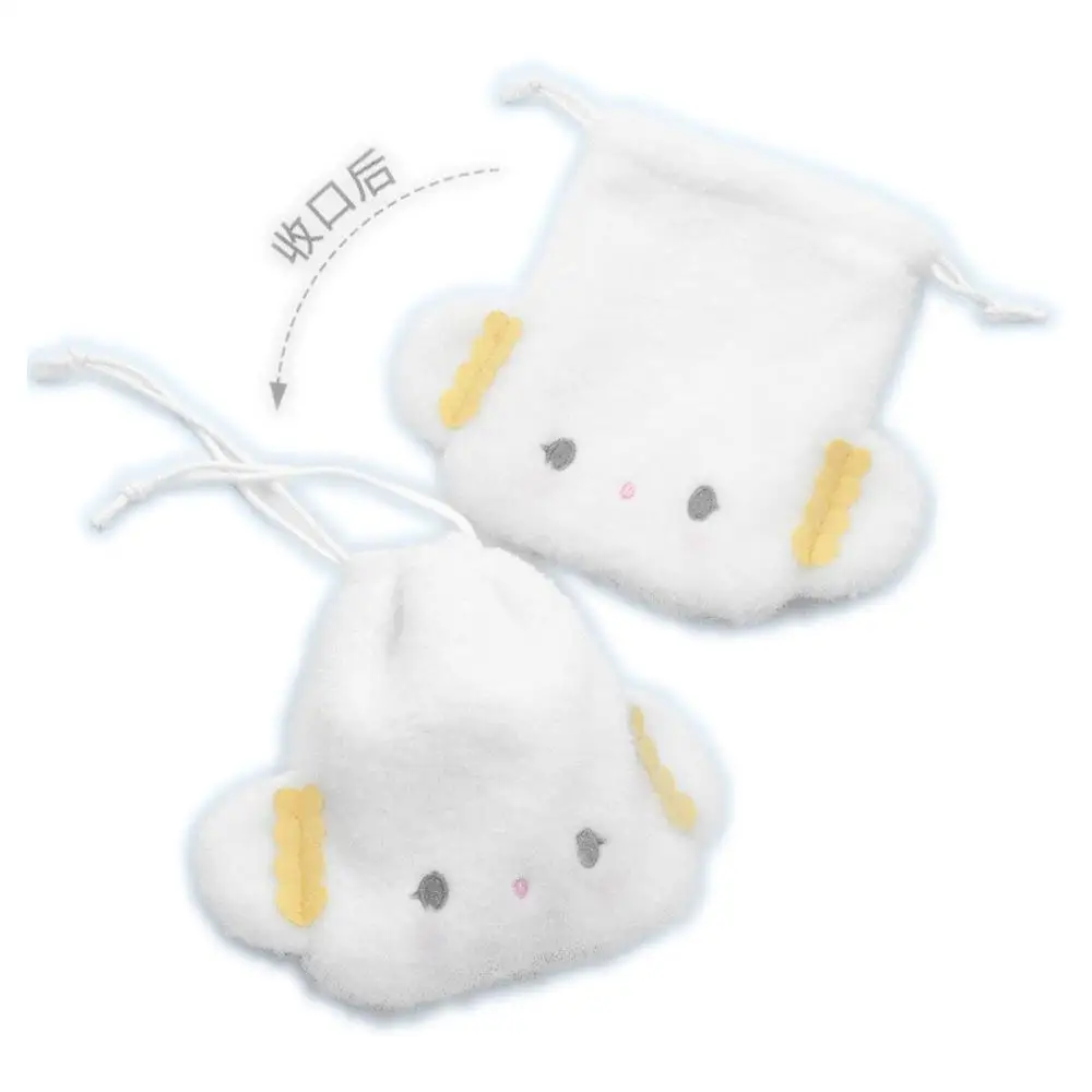 Sanrio Hello Kitty Kuromi Melody Plush Stuffed Toy Drawstring Cartoon Bag Coin Change Purse