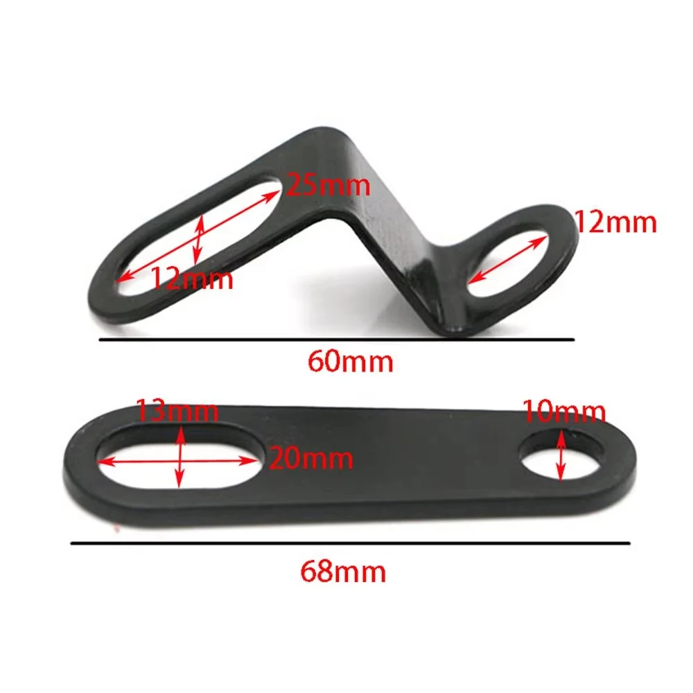 Motorcycle light bracket Motorcycle Lamp Brackets Turn Signal Light Lamp Mount Headlight Brackets Motorbike Fork Indicator Mount Lamps Holder 1Pair