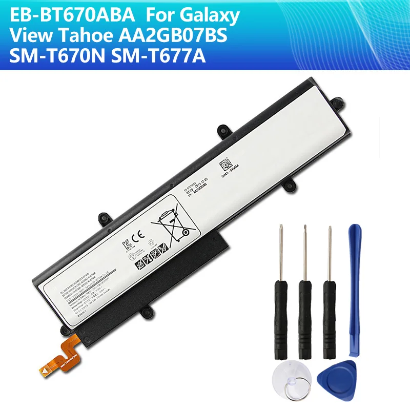 New Tablet Battery EBBT670ABA for Samsung Galaxy View Tahoe AA2GB07BS