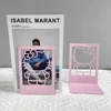 1pc Hello Kitty Book End Pink Heavy Duty Bookends Metal Bookend Office Supplies for Book Lovers Book Rack Home Office Book Stand 5