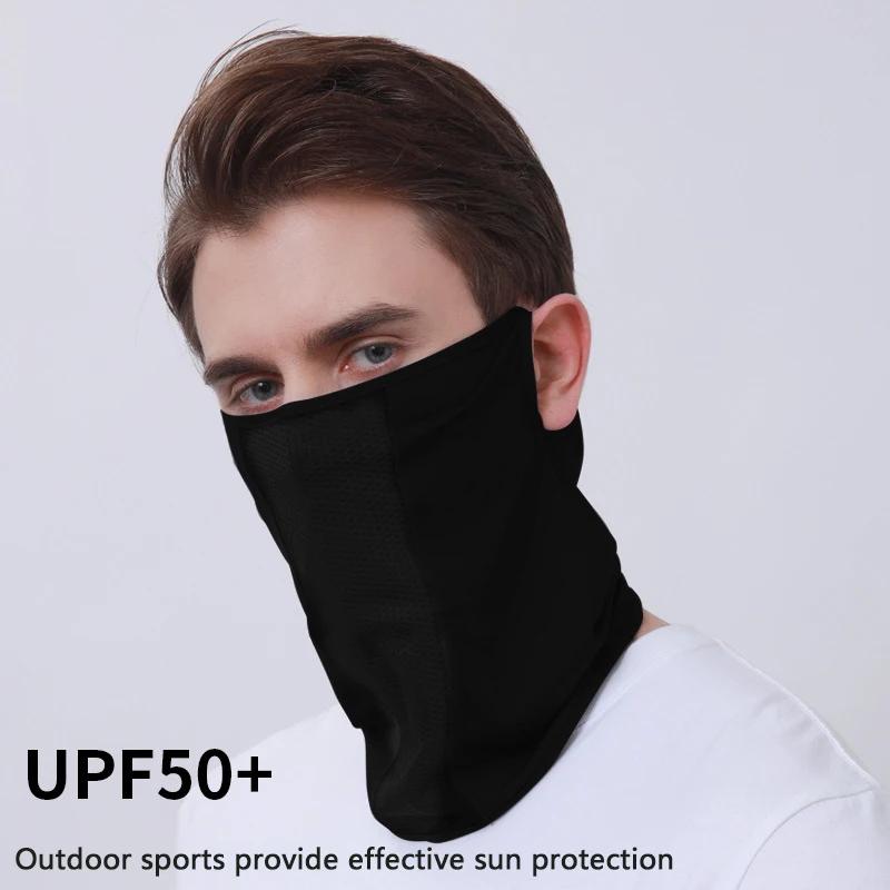 Face Neck Gaiter Hanging Protection Bandana Face Cover Neck Gaiter For Summer Cycling