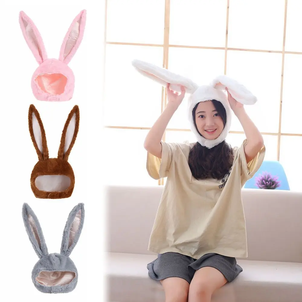 Funny Costume Decorations Plush Bunny Ears Hat Holiday Party Favors Hat Rabbit Photography Props