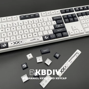 KBDiy 118 Keys Set Print Stream PBT Keycaps XDA Profile MX Switch DYE SUB cs