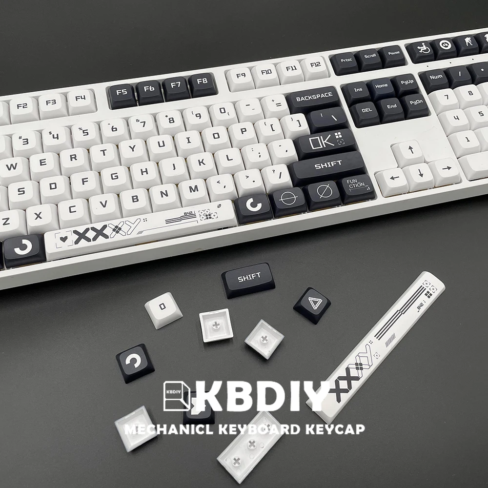 Kbdiy-pbt Keycaps Grupo Faça Você Mesmo Teclado Gaming Mecânico Personalizado Print Stream Perfil Xda mx Switch Dye-sub cs go 118 Chaves por Conjunto - Imagem 2