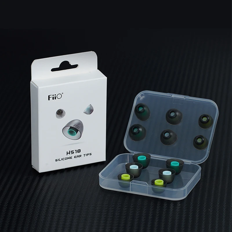 FiiO HS18 シリコン イヤーチップ (6 ペア) 互換性のある