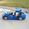 Halolo New1:32 Tesla MODEL X  MODEL3 Alloy Car Model Diecasts & Toy Vehicles Toy Cars Kid Toys For Children Gifts Boy Toy 2