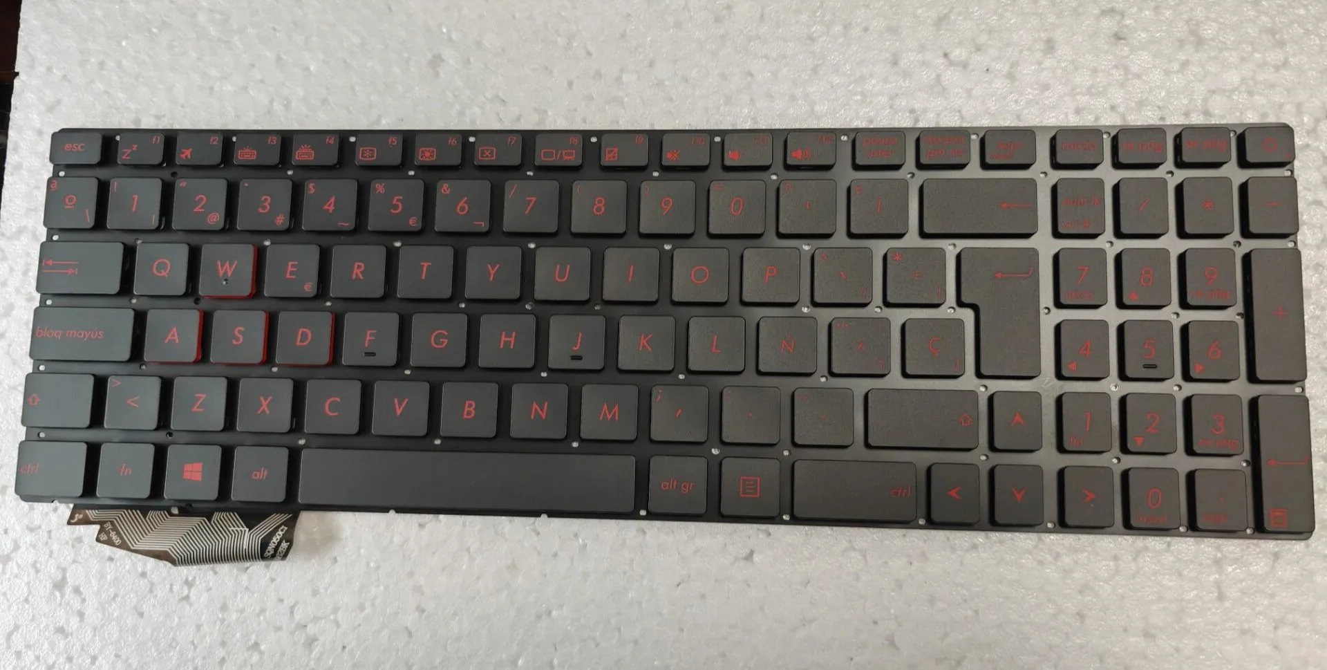 

Испанская клавиатура для ASUS GL552 GL552J GL552JX GL552V GL552VL GL552VX с подсветкой