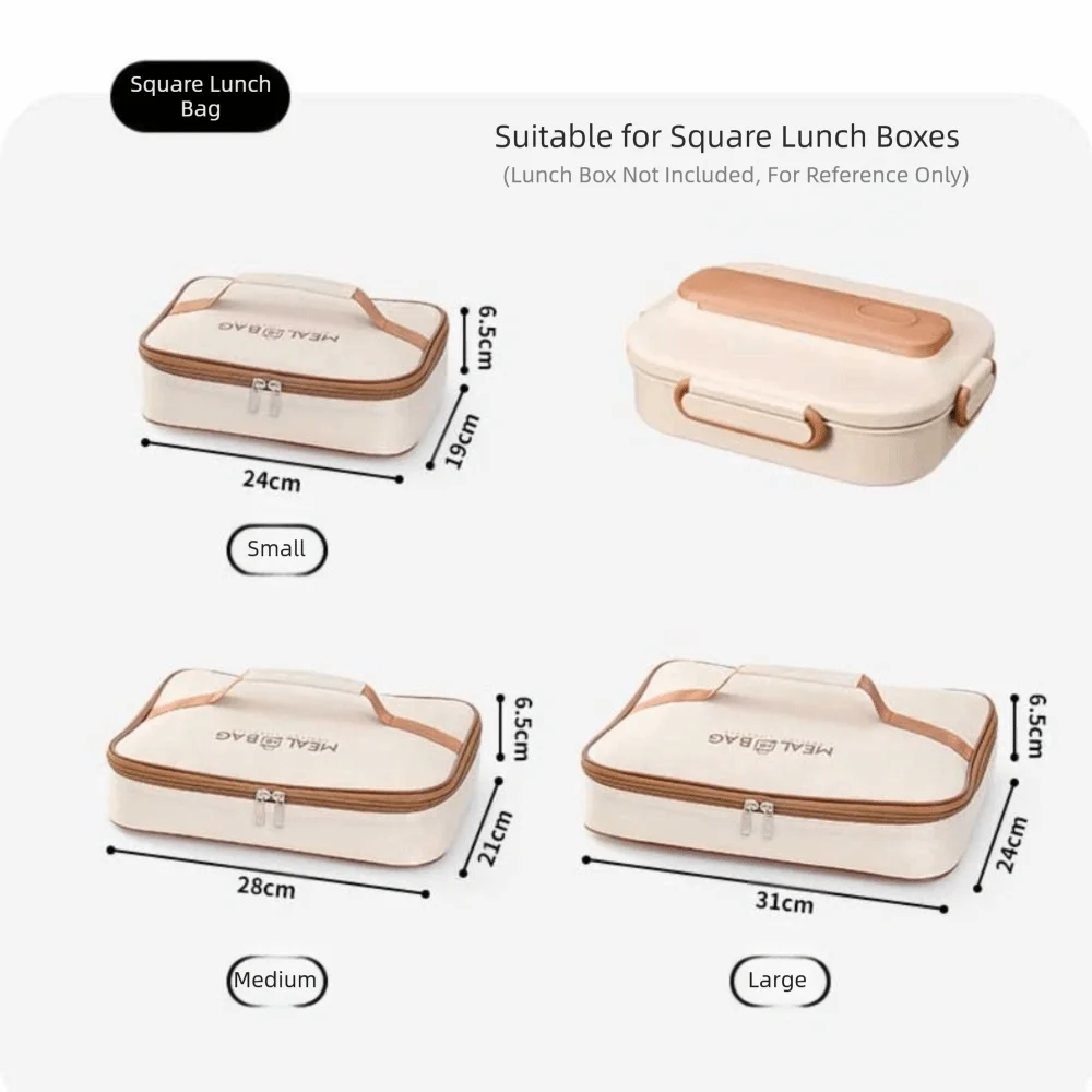 Portable Aluminum foil Lunch Box Storage Bag Oxford Insulated Food Thermal Bag Large Capacity Thermal Lunch Bag Picnic