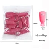 10pcs/bag Nail Acrylic Removal Clip for Remove UV LED Gel Polish Purple Pink Manicure Tools Nail Supplies for Professionals 6