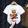 New Toy Story Children T Shirt Woody Buzz Lightyear Clothes Kawaii Short Sleeve Anime Cartoon Kids Boys Girls T-shirt Casual Top 4