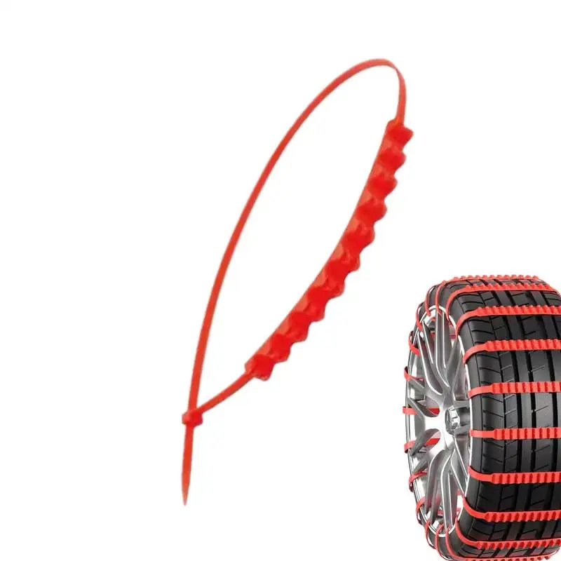 Car Tire Chains Anti-skid Snow Chains For Tire Portable Reusable Traction Chain For Passenger Car Trucks And SUV