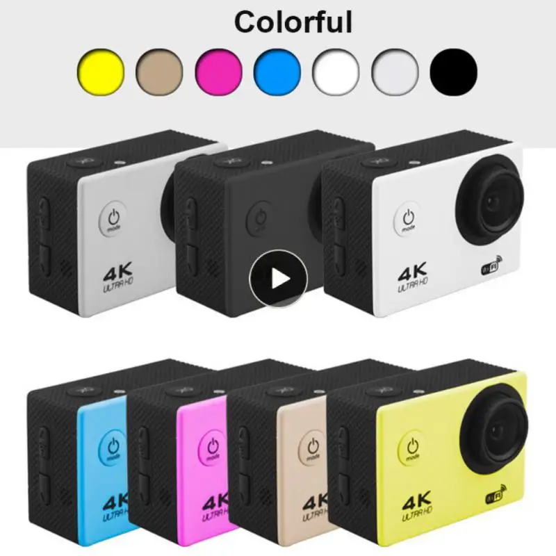 Lamgool Wifi Action Camera 4K Casco Professionale 1080P Ultra Dv Registrazione Video Impermeabile Sport Action Cam Per La Fotografia