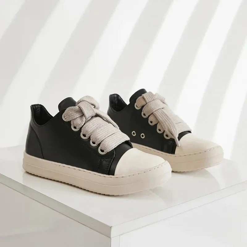 Women Court Sneakers Plus Size Microfiber Leather Casual Vulcanized Shoes Ladies Spring Sports Skate Shoes Sneakers 4