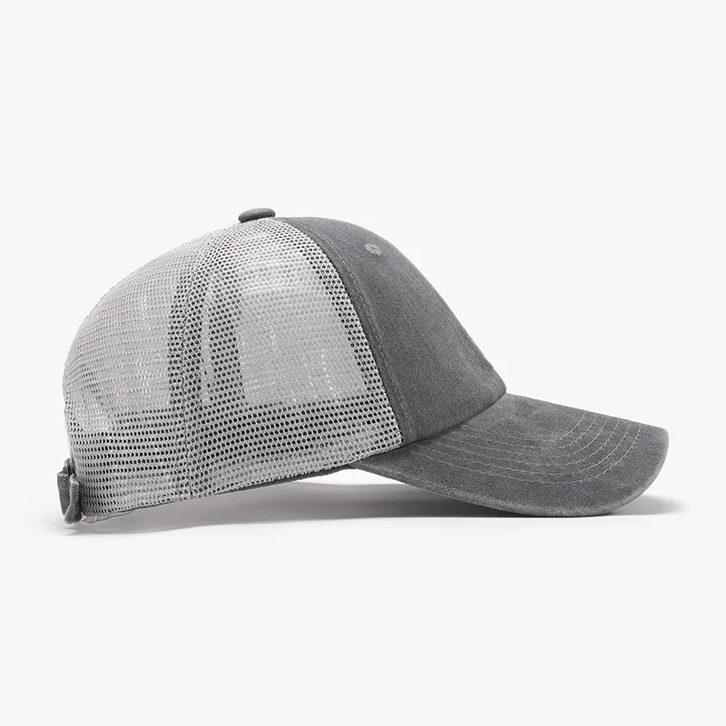 Summer Outdoor Soft Top Wash Unisex Men Women Neutral Duck Tongue Net Cap Travel Sports Tourism Baseball Cap 2