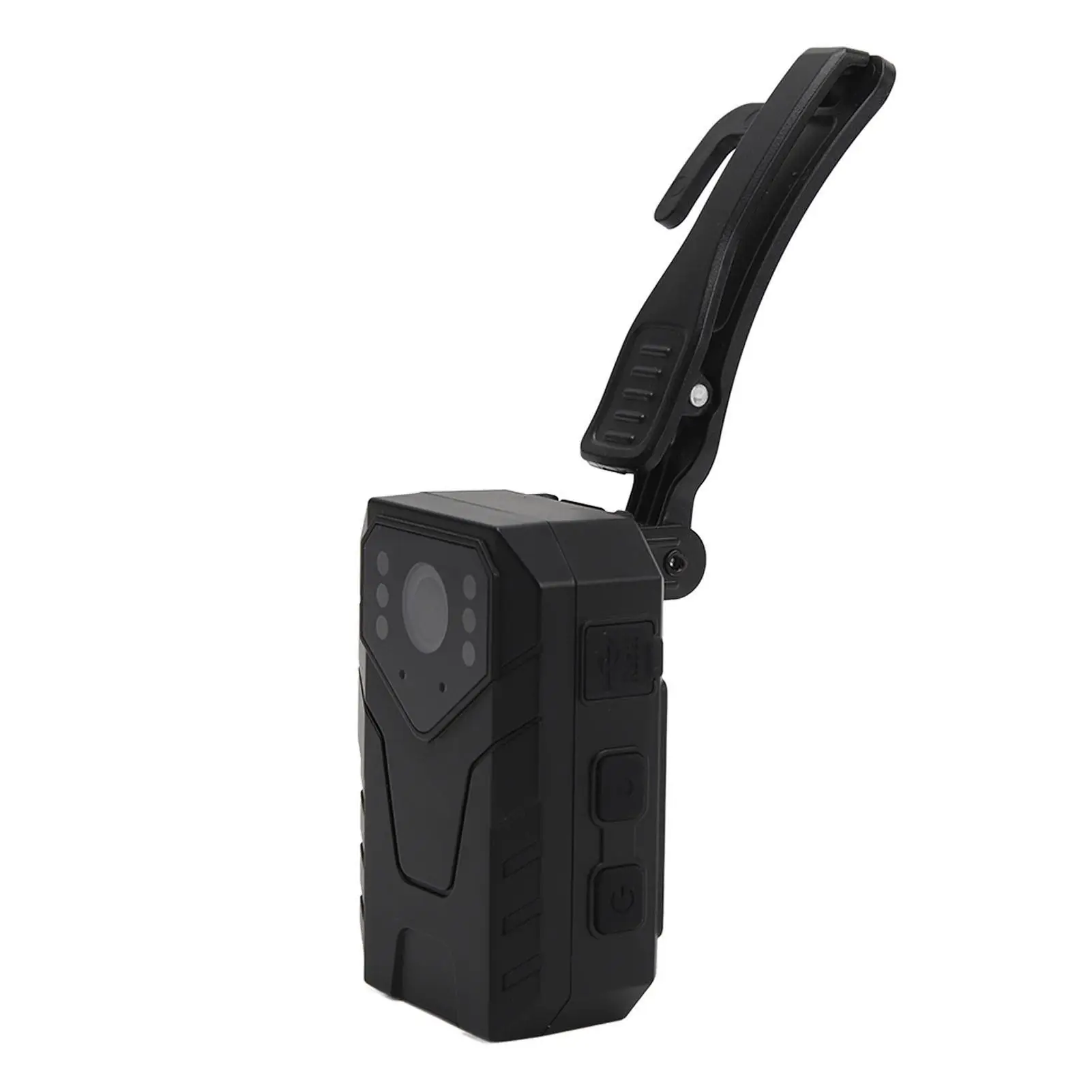 4K HD Body Mounted Video Camera with Motion Detection & Night Vision-ABS Clip for outdoor Loop Recording