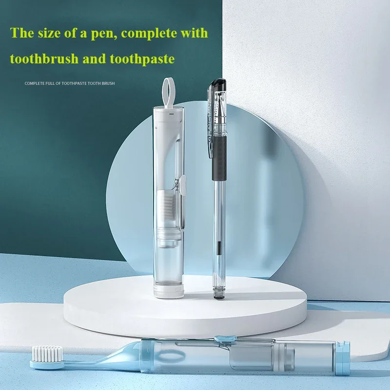 Soft Toothbrush Toothbrush Set Portable Toothbrush 1PC Travel Folding Super Soft Bristle Can Hold Toothpaste