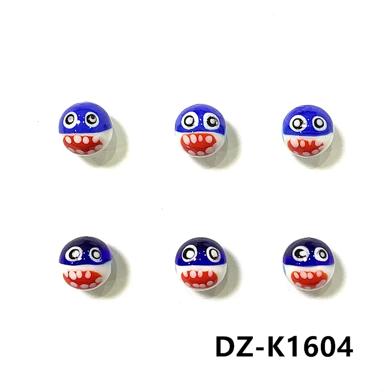 6 pcts 16mm 희귀 대리석 유리 공 장식품 홈 수족관 분재 장식 액세서리 어린이 장난감 핀볼 크리스마스 새해 파티 선물