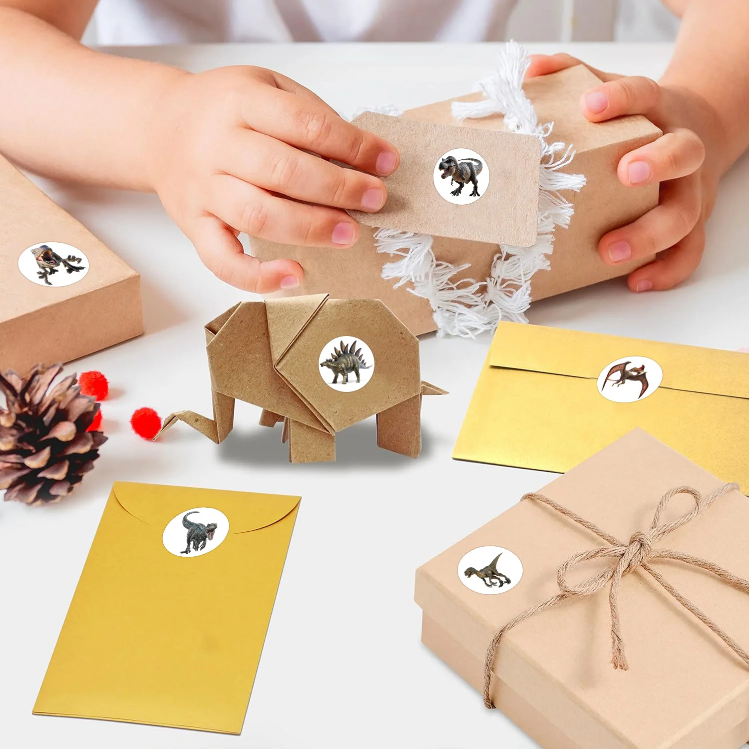 500PCS 쥬라기 공룡 롤 DIY 스티커 기타 냉장고 전화 가방 물컵 스케이트보드 플래너 용품 스티커