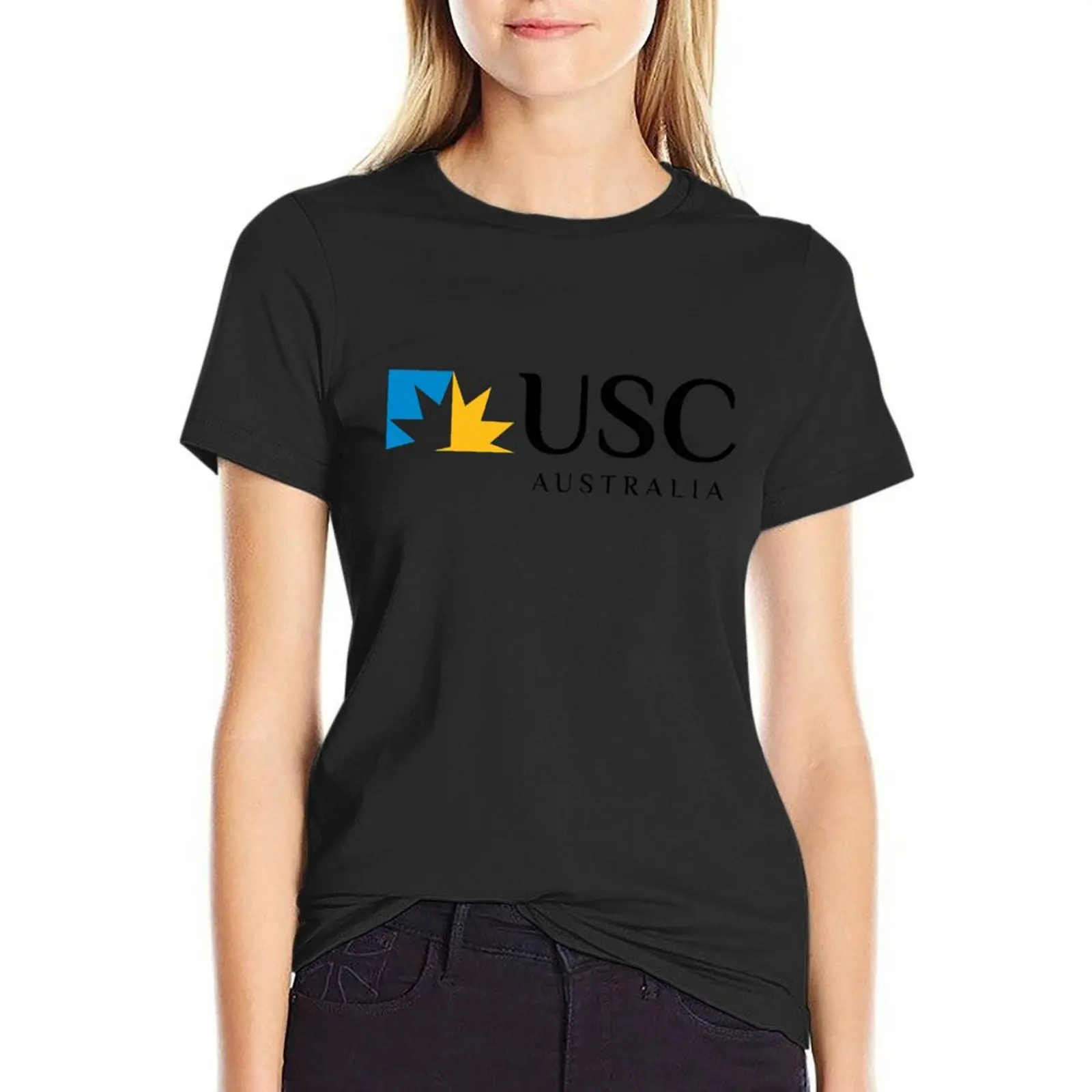 

University of the Sunshine Coast T-Shirt summer clothes plus size tops ariat shirts for Women