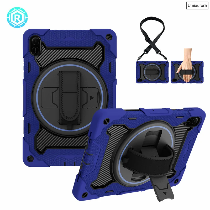 Shockproof Silicone PC Tablet Case Stand - Rugged