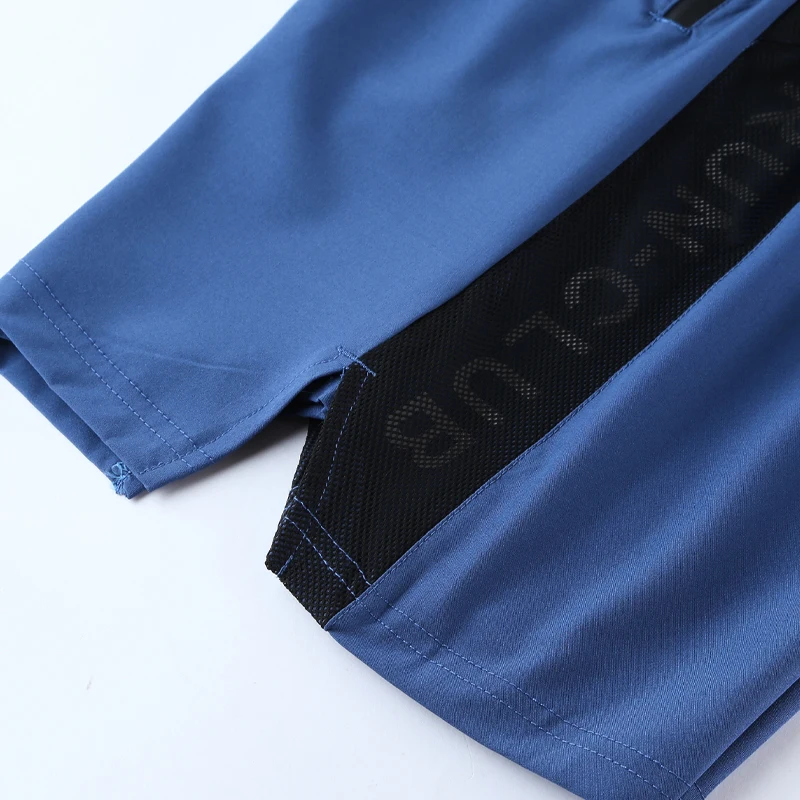 Pantaloncini da corsa da uomo pantaloncini da allenamento Patchwork tasche con cerniera palestra sport Quick Dry Short Casual 2022 nuovi pantaloncini Fitness estivi