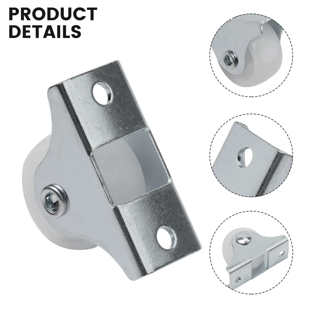

25mm Diameter Furniture// Replacement Caster Wheel 4 Pcs White Plastic Fixed Caster ///Guide Wheel Furniture Hardware Tool Parts