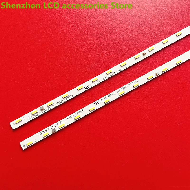 54LED LED Backlight strips For XBR-55X850G V550QWME08 V550QWME06 734.02E05.0011 ST0550AZ5 REV00 181106 60.3CM