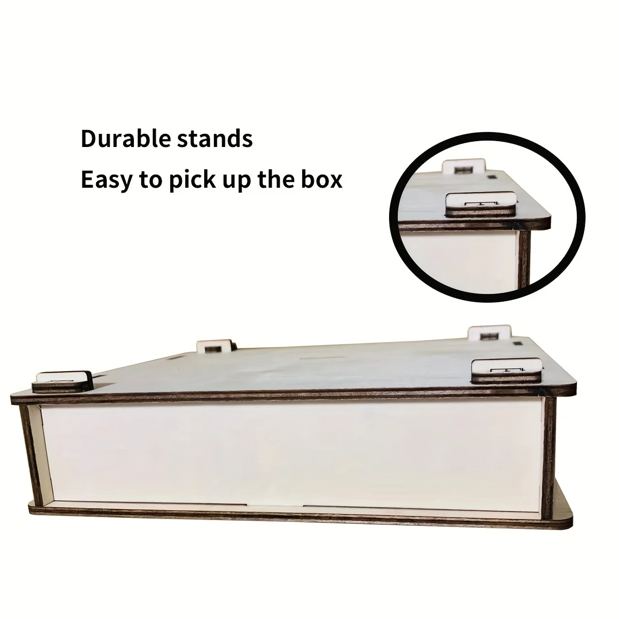 Wood Storage Box Leather Tool Storage Holder Painting Brush Tool Rack Multifunction Leathercraft Tools Holder 1PC YOMDID
