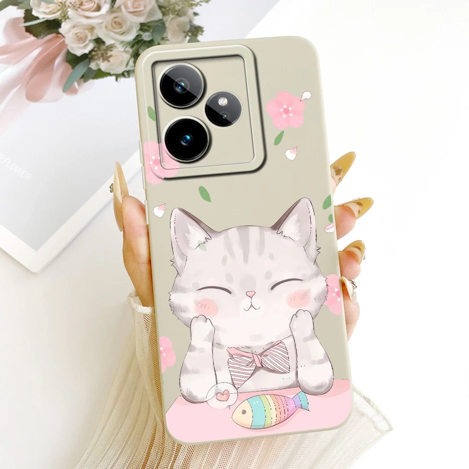 Cute Cat Duck Cartoon Soft TPU Matte Phone Case - Stylish and Durable Protective Cover