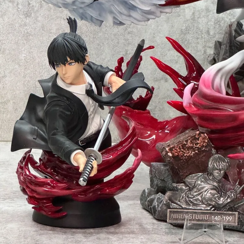 NIREN Studio チェンソーマン 早川アキ 1/6 海外スタチュー Niren Studio Chainsaw Man Hayakawa Aki With LED 1/6 Resin Statue