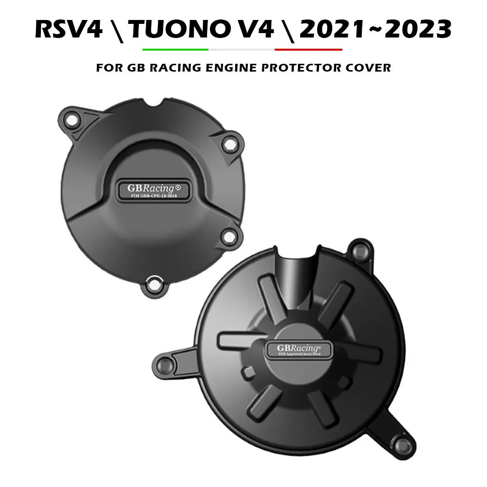 GB Racing Engine Cover RSV4 TUONO V4 2021 2022 2023 For Aprilia Motorcycle Alternator Clutch Protection Cover Accessories