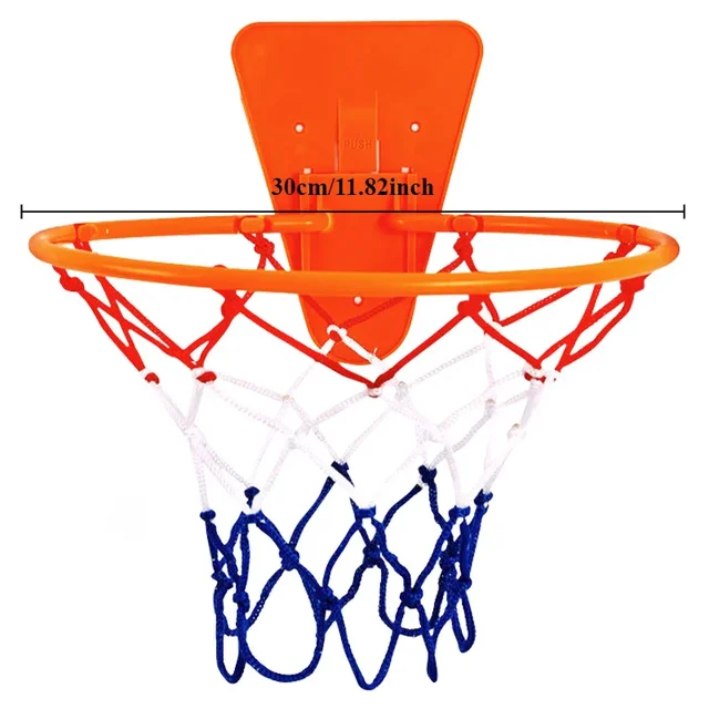 Indoor Basketball Hoops Children's Basketball Hoops Household Mute Ball Wall Mounted Foldable Basketball Hoop Training Equipment 6