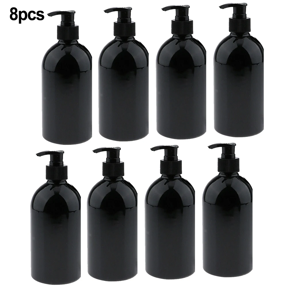 

4/8PCS 500mL Empty Foaming Soap Dispenser Refillable Lotion Shampoo Shower Gel Bottles For Bathroom/Kitchen