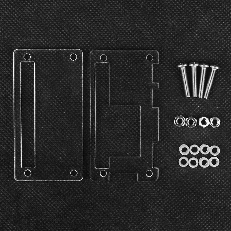 Transparent Acrylic Case with Optional Copper Heatsink for Single Board Computers