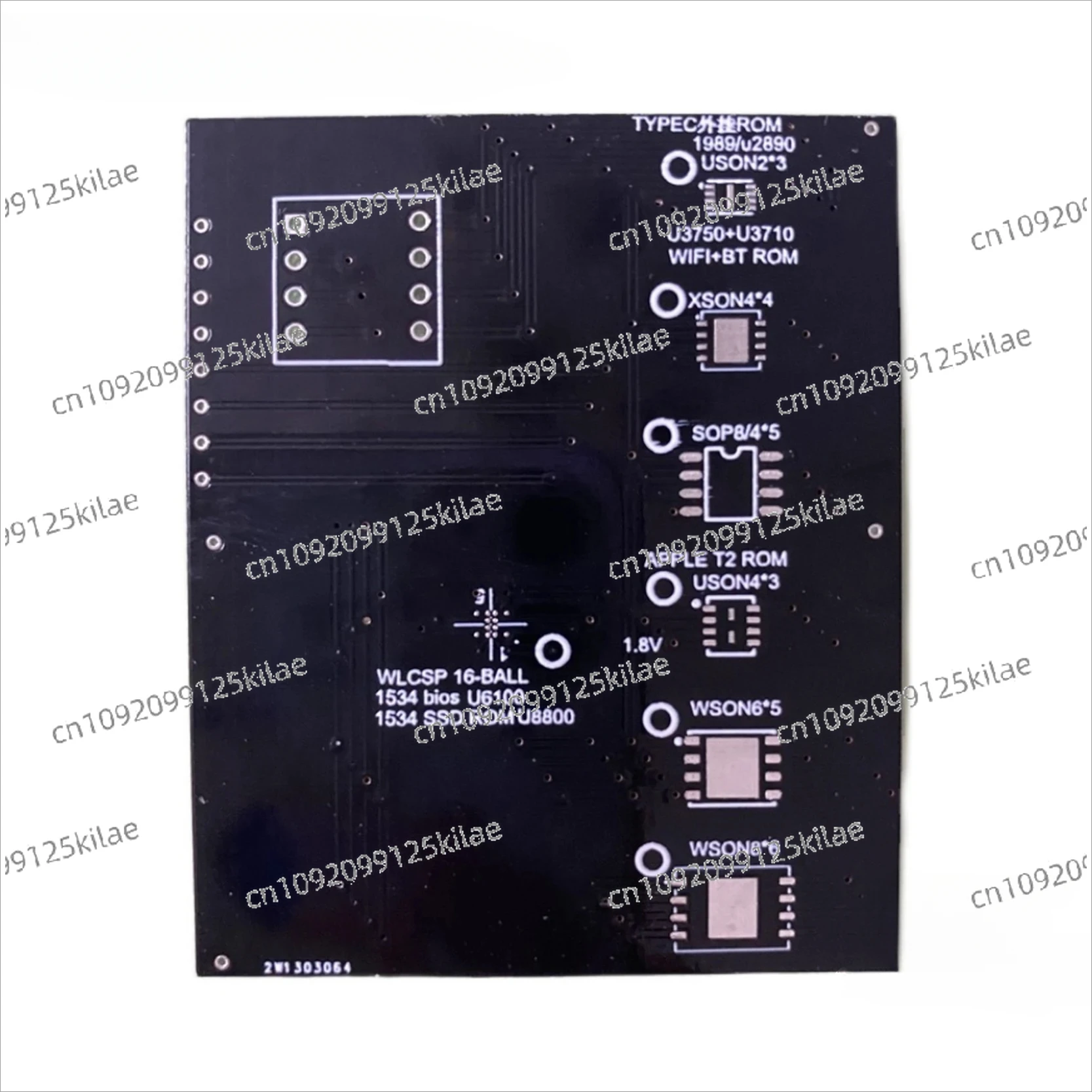 כלי שיפור מספר סידורי לתחזוקת מחשב נייד MacBook Apple, פתיחת שבב T2, לוח מתאם לקריאת BIOS