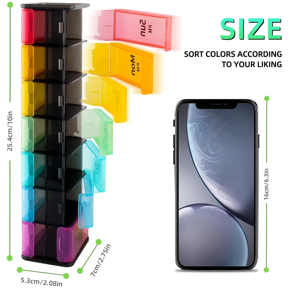Extra Large 7-Day AM/PM Pill Organizer