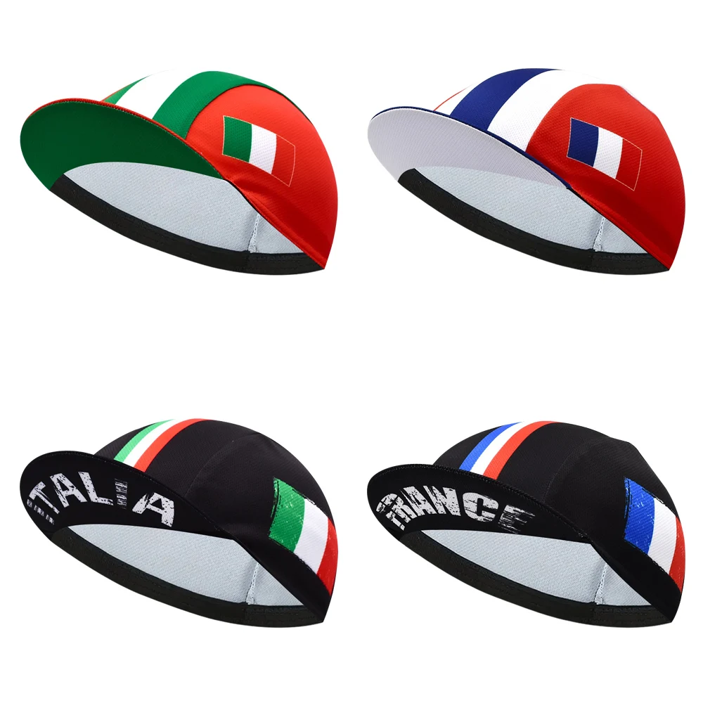 4 Styles Colors France Italia Classical Cycling Cap Breathable Unisex Gorra Ciclismo JIASHUO