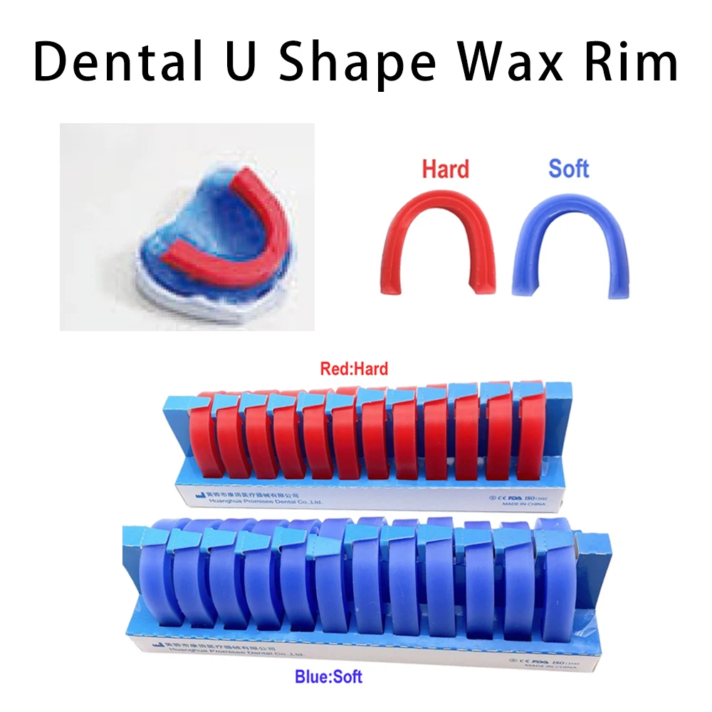 DentalLabMaterialOcclusalRimModelBasePlateWaxUShapeHardand